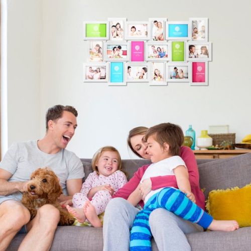 18 Pictures Frames Collage for Photos in 4" x 6" Glass Protection Display Wall Mounting Gallery Home Decor Kit(white) 18 Pictures Frames Collage for Photos in 4" x 6" Glass Protection Display Wall Mounting Gallery Home Decor Kit(white)