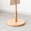Versatile Adjustable Wooden Coat Rack/Hat Rack with Space-Saving Design, Ideal for Bedroom, Office, Hallway and Entrance