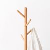 Versatile Adjustable Wooden Coat Rack/Hat Rack with Space-Saving Design, Ideal for Bedroom, Office, Hallway and Entrance