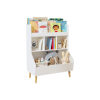 Toy Storage Organizer, Kids Bookshelf and Toy Storage with Legs, Multifunctional Storage Organizer, Children Bookcase for Kids Room, Living Room