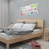 18 Pictures Frames Collage for Photos in 4" x 6" Glass Protection Display Wall Mounting Gallery Home Decor Kit(white)