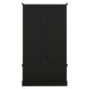 Hall Tree with Storage Shoe Bench for Entryway and Hallway, 4-in-1 Design Coat Racks with 4 Hooks for Living Room, Black