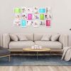 18 Pictures Frames Collage for Photos in 4" x 6" Glass Protection Display Wall Mounting Gallery Home Decor Kit(white)