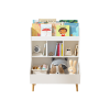 Toy Storage Organizer, Kids Bookshelf and Toy Storage with Legs, Multifunctional Storage Organizer, Children Bookcase for Kids Room, Living Room