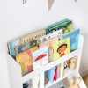 Toy Storage Organizer, Kids Bookshelf and Toy Storage with Legs, Multifunctional Storage Organizer, Children Bookcase for Kids Room, Living Room