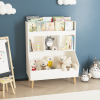 Toy Storage Organizer, Kids Bookshelf and Toy Storage with Legs, Multifunctional Storage Organizer, Children Bookcase for Kids Room, Living Room