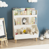 Toy Storage Organizer, Kids Bookshelf and Toy Storage with Legs, Multifunctional Storage Organizer, Children Bookcase for Kids Room, Living Room