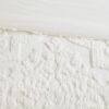3 Piece Tufted Cotton Chenille Damask Duvet Cover Set