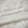 3 Piece Tufted Cotton Chenille Damask Duvet Cover Set