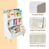 Toy Storage Organizer, Kids Bookshelf and Toy Storage with Legs, Multifunctional Storage Organizer, Children Bookcase for Kids Room, Living Room