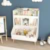 Toy Storage Organizer, Kids Bookshelf and Toy Storage with Legs, Multifunctional Storage Organizer, Children Bookcase for Kids Room, Living Room