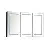 48 in. W x 30 in. H LED Mirror Medicine Cabinet with Lights;  Dimmer;  Defogger;  Clock;  Temp Display